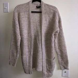 Tan knitted cardigan